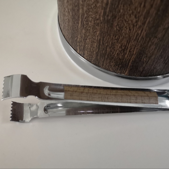 Kromex mid century modern champagne/ice bucket with tongs. Vintage 60's design. - Picture 2 of 10